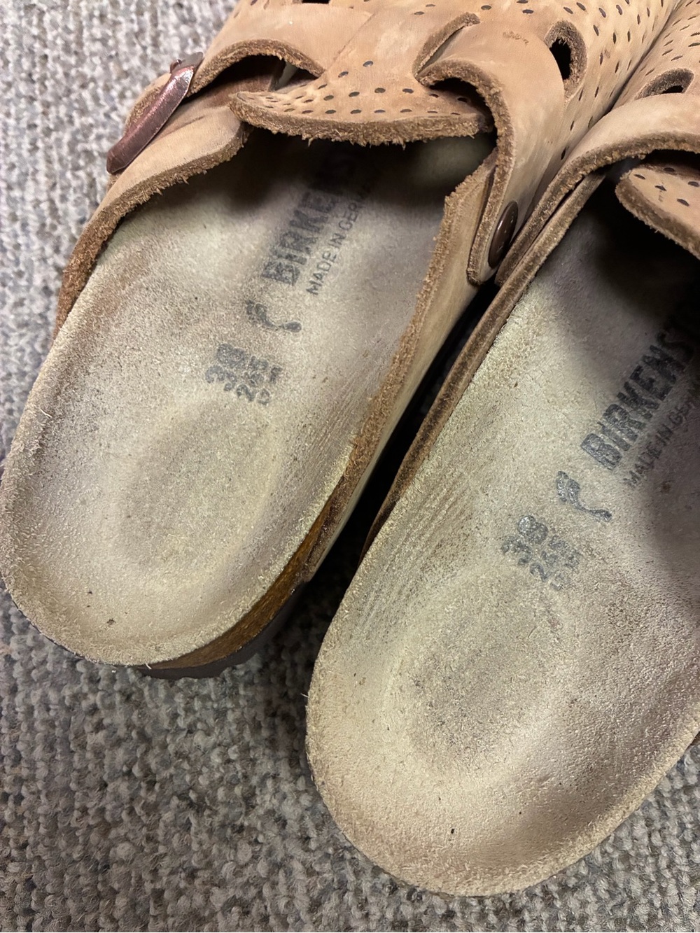 Birkenstock Boston Embossed tobacco size 38 Narrow - Picture 8 of 9